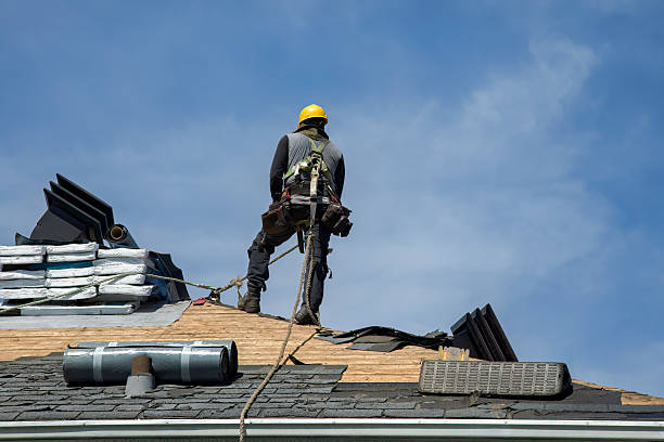 Professional Flat Roof Repair technician working in Frankfort, IL